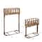Hello Honey® Handmade Woven Rattan Planters Set